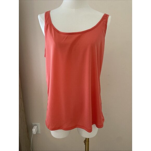 Roz & Ali Sheer Tunic Top with Tank Size Large Colorful Floral Boho Fairycore - Picture 7 of 12